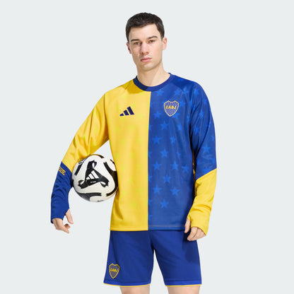 Camiseta Prepartido Boca 26/27 Manga Larga